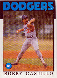 1986 Topps Baseball Cards      252     Bobby Castillo